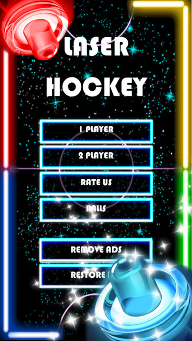 Glow Hockey HD – 2 Player Neon Light Air Hockey