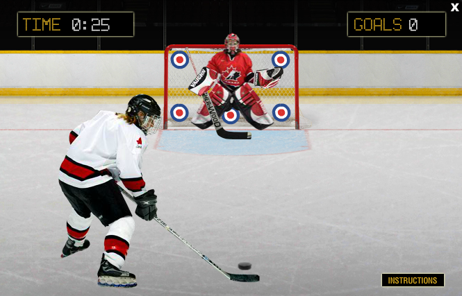 Hockey Canada Slap Shot Game - Play Free Online Hockey Games